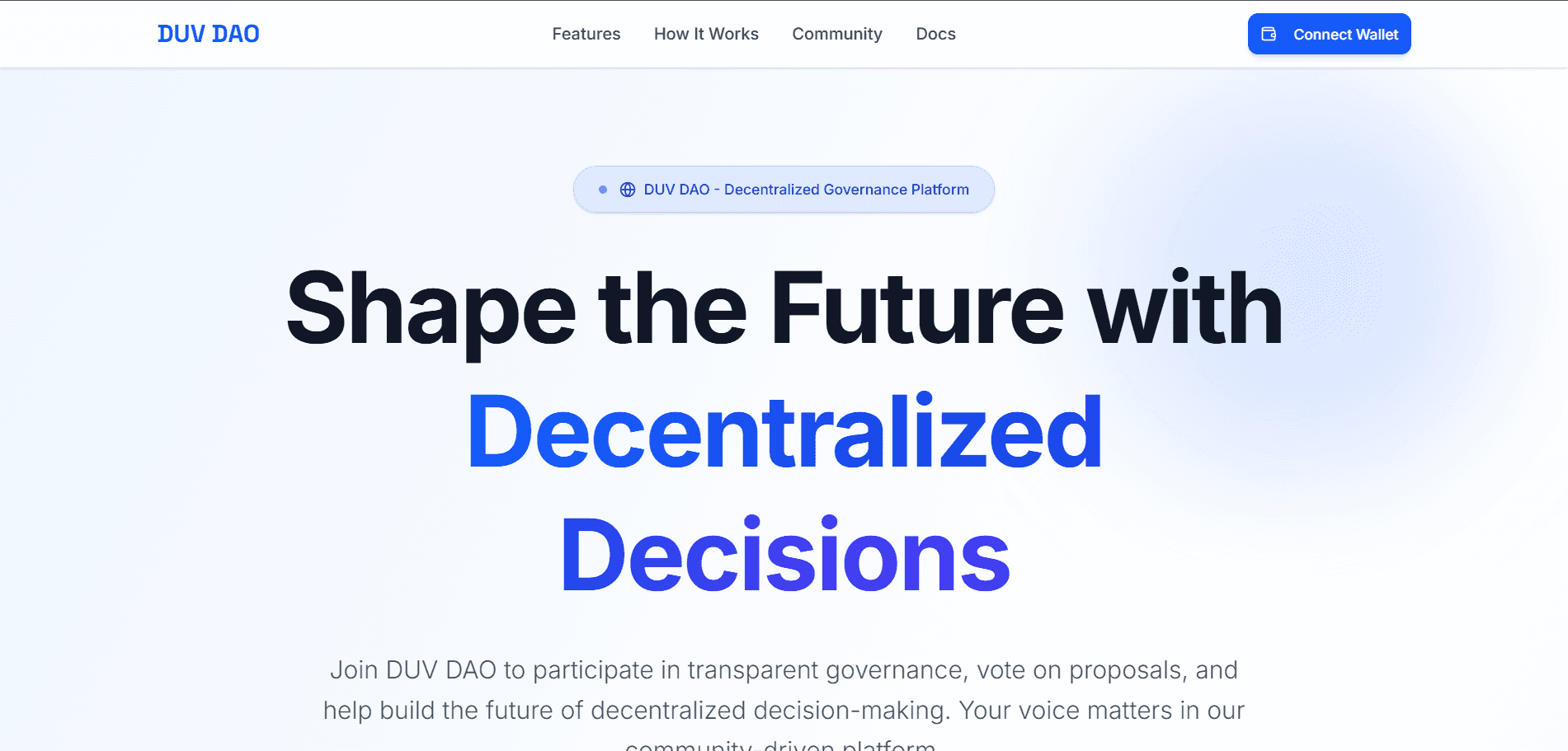 DUV DAO preview